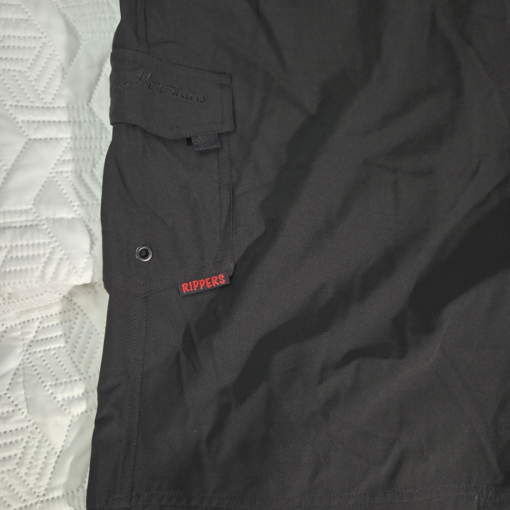 Maui Rippers Board Shorts Women 3X Black NEW 4Way Stretch Quick Dry Cargo Pocket - Picture 3 of 6